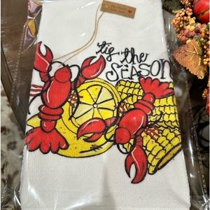 Tis the season microfiber kitchen towel